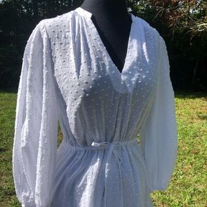 Brand New White Cotton Dress